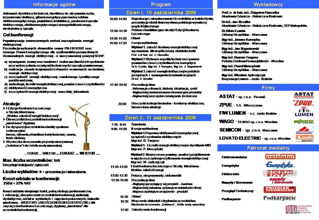 Slajd 2: program konferencji w Bystrem, ciąg dalszy