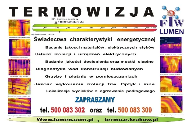 Ulotka Lumen o badaniach termowizyjnych